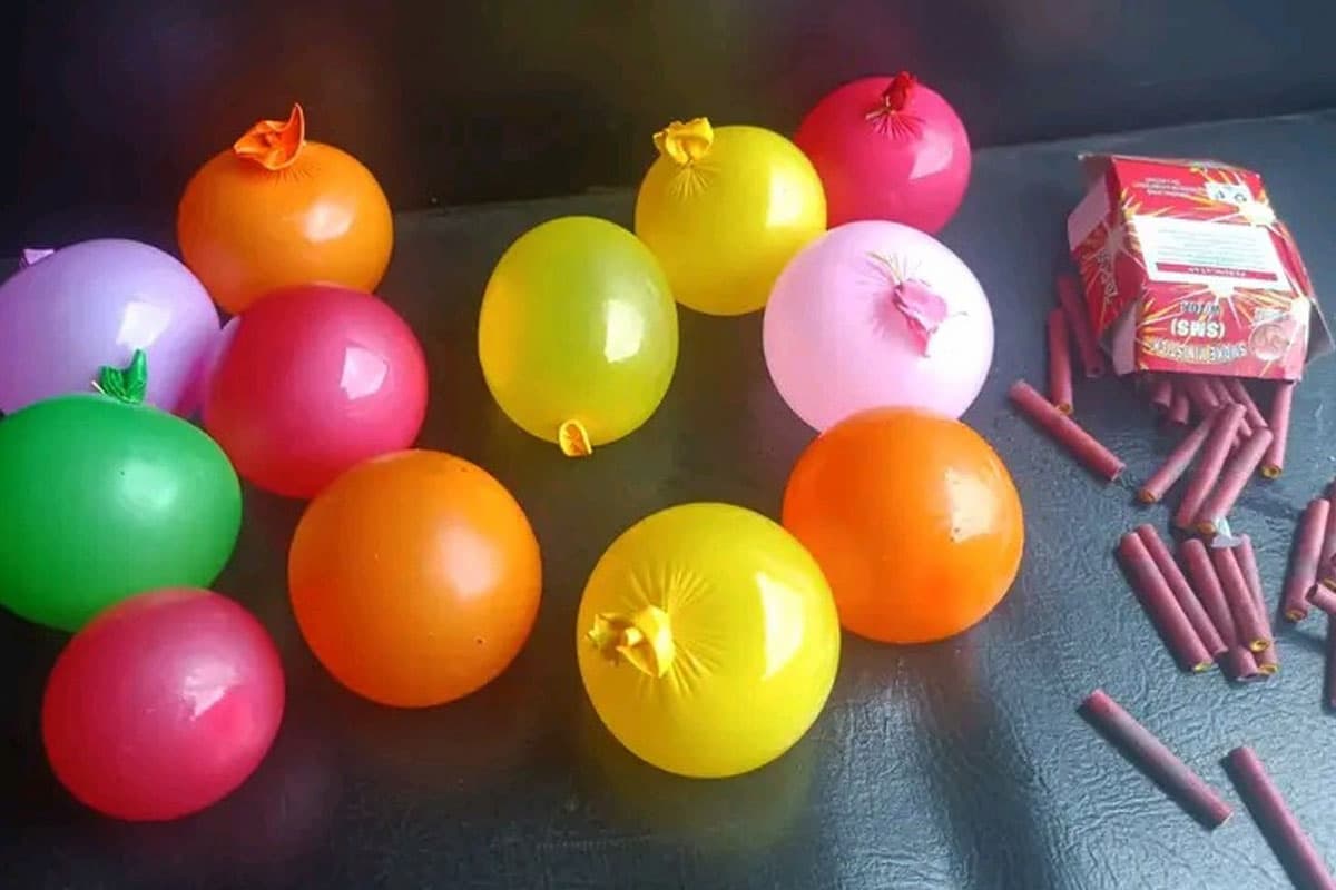 Hari ke-2 Ramadan, Terjadi Perang Petasan dan Balon Air di Pemalang